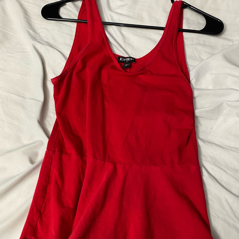Red Express tank top